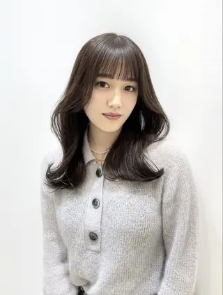 セミロング Grandstory Salon 渋谷所属・Saito.整髪 美容師🌿のヘアスタイル