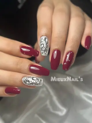 ネイル Miyu❤️‍🔥 Mieuxnailsのネイルデザイン