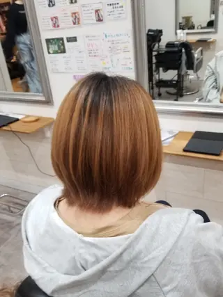 ミディアム 暖色🍎透明感カラー 🩵小林かりんのヘアスタイル