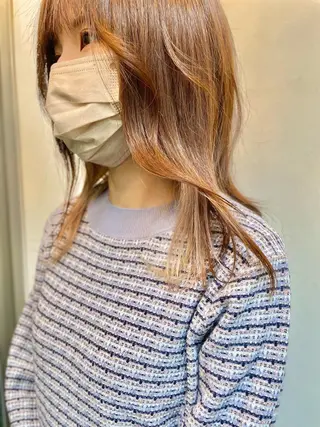 ミディアム カラー verde所属・ノザキ　カイシ /武蔵小山のヘアスタイル