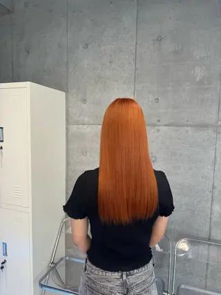 ロング カラー 透明感/ 艶ハイトーン/梨桜のヘアスタイル