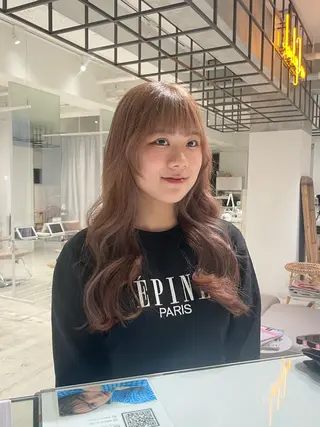 ロング カラー loely 💞miyuのヘアスタイル