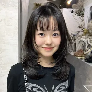 セミロング エクステ・レイヤ ーカット/yuunaのヘアスタイル