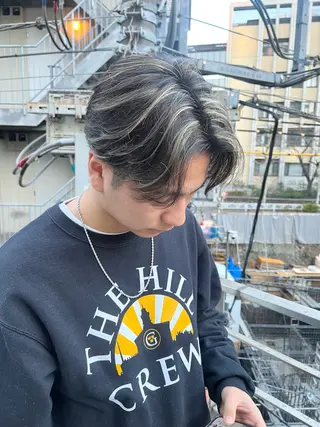 ショート カラー パーマ ヘアアレンジ メンズ 💎髪質改善特化💎 RUITOのヘアスタイル