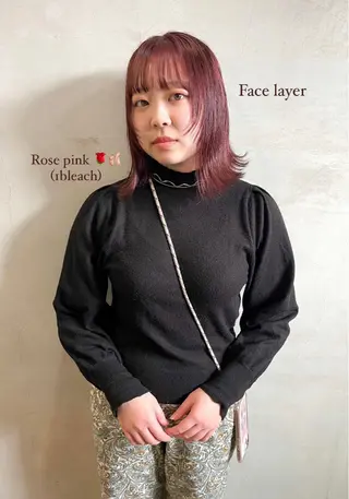 ミディアム Musee plume所属・荻野七菜子 ボブのヘアスタイル