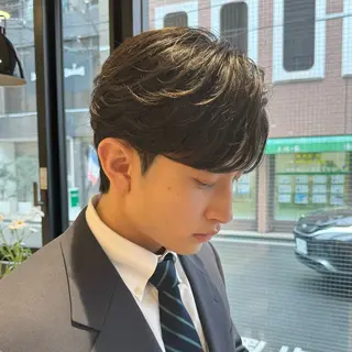 ショート メンズ 艶カラー/暖色カラー /透明感/ryutoのヘアスタイル