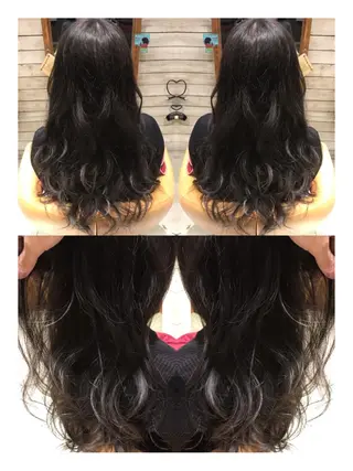 ロング カラー Emerge武蔵小杉所属・/本物の髪質改善/ 古川新のヘアスタイル