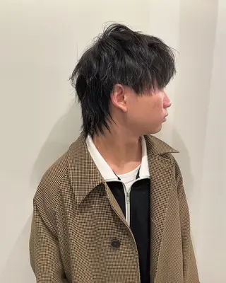 ショート メンズ ニュアンスカラー🫧 加納のヘアスタイル