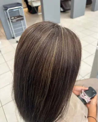 ロング カラー 透明感カラー/ベージ ュ/HIKARU🌿のヘアスタイル