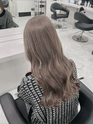 ロング 𓏸レイヤー髪質改善 透けカラーカノン🫧のヘアスタイル