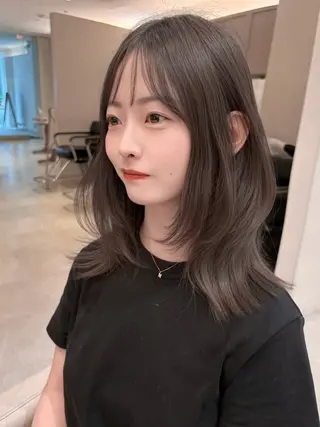 セミロング 小顔カット/レイヤー 【WiLL】加藤のヘアスタイル