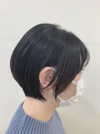 ショート ぱつっとボブ/ 小野あかねのヘアスタイル