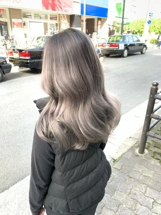 セミロング カラー パーマ ヘアアレンジ メンズ キッズ ネイル マツエク・マツパ LINDOTOKYO梅田所属・酸性ストレート 髪質改善大槻勇樹のヘアスタイル