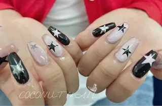 ネイル 神田 ココナッツのネイルデザイン