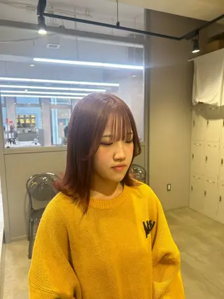 カラー 透明感ベージュ🤎 ナチュラルレイヤーのヘアスタイル