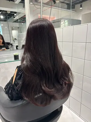 ロング カラー 表参道♡暗髪^ྀི 艶カラー♡アユミのヘアスタイル