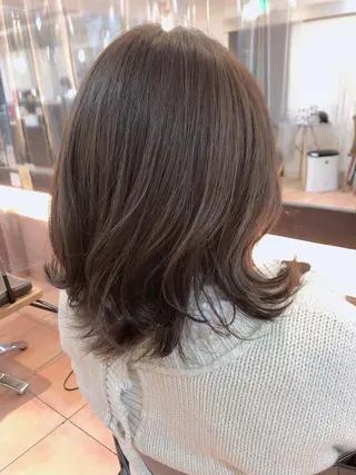 セミロング カラー 💙あかみね 💙（mine）のヘアスタイル