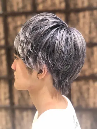 ショート カラー メンズ 井上 武輝のヘアスタイル