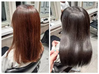 セミロング カラー grow上野御徒町【グロウ】所属・ブリーチ・ハイトーン 特化🎉内山のヘアスタイル