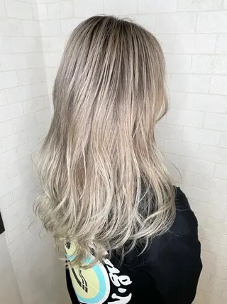 ロング カラー 神野 雅樹のヘアスタイル