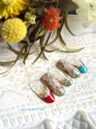 ネイル arm in arm ︎✿Yamamotoのマツエク・マツパデザイン