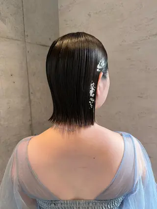 ミディアム ヘアアレンジ 女性に人気♪ はやしほのかのヘアスタイル