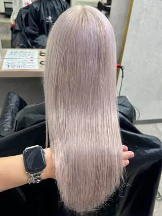 ロング カラー 立川/ブリーチ/ 髪質改善/西川翔真のヘアスタイル