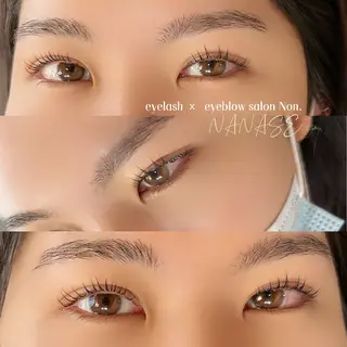 マツエク・マツパ eyelash ×  eyebrow salon Non.所属・Non. NANASEのマツエク・マツパデザイン