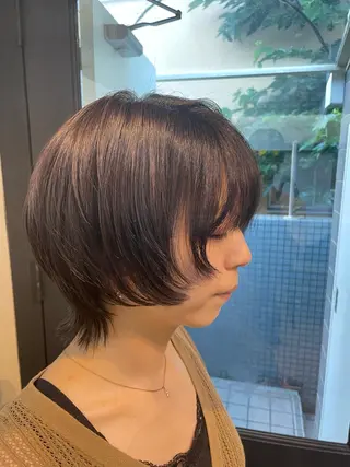 カラー yu-kaハッシュ カット/韓国レイヤーのヘアスタイル