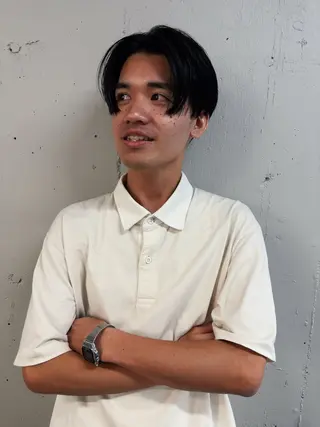 ショート メンズ くせ毛カットとパーマ /美容室難民の方是非のヘアスタイル