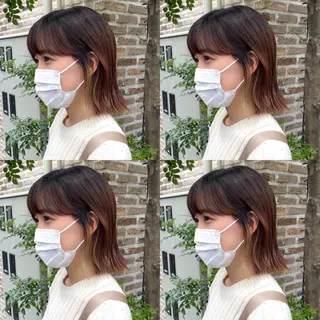 ミディアム 大人可愛い透明感🌟 小顔・韓国髪🌟野中のヘアスタイル