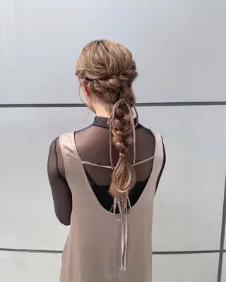 ロング 秋元 利央のヘアスタイル