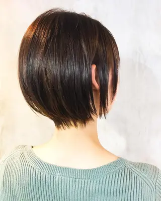ショート ボブ×縮毛矯正 ryotaのヘアスタイル