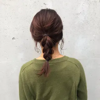 ロング カラー 酸性縮毛矯正🧴韓国 レイヤー/髪質改善のヘアスタイル