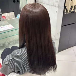 カラー ひきちさくら🐼ྀི 杜せきのした駅3分のヘアスタイル