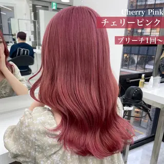 ミディアム カラー ヘアアレンジ 🫧渋谷🫧 DANCE🫧のヘアスタイル