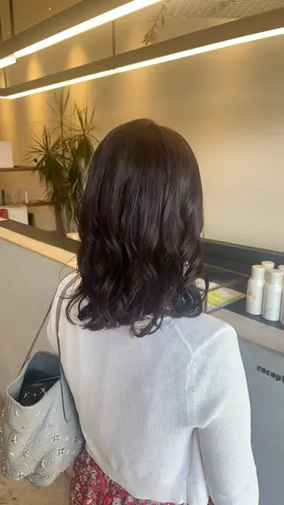 カラー 坂下 かのんのヘアスタイル