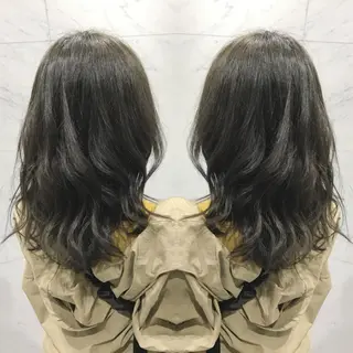 ミディアム カラー cecil hair所属・重政 和樹のヘアスタイル