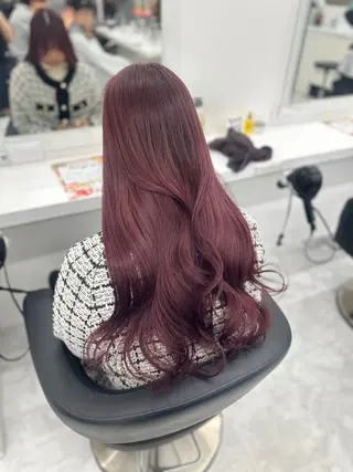 ロング カラー パーマ ヘアアレンジ メンズ キッズ ♥️韓国ヘア レイヤー♥️ゆりのヘアスタイル