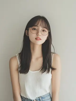 セミロング カラー パーマ ハイトーン×髪質改善 Gran Luciaのヘアスタイル