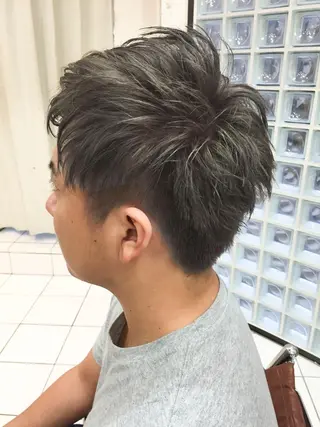 ショート カラー モテ髪透明感❤️ デイズヘアカラーのヘアスタイル