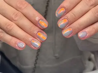 ショート トゥー フエンのネイルデザイン