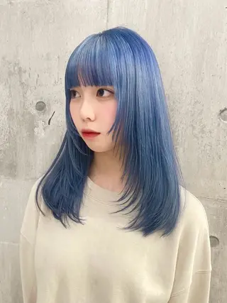 ロング カラー ヘアアレンジ 🌷FUKA🌷 まろやかハイトーンのヘアスタイル
