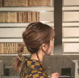 セミロング ayano /トレンドヘアのヘアスタイル