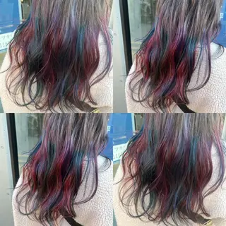 ロング カラー 原宿サロン代表 デザインカラー伊藤卓のヘアスタイル