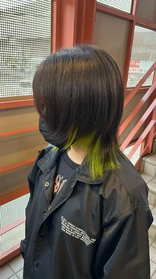 ミディアム カラー 暖色カラー/ フクダ モエ🐿のヘアスタイル