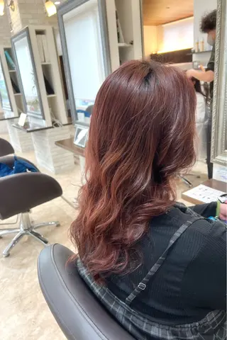 ロング 小泉 加那のヘアスタイル