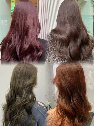 セミロング カラー アンククロス渋谷【ANKH CROSS】所属・韓国ヘア┊︎レイヤー ┊︎haruka🌙のヘアスタイル