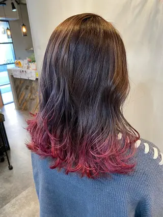 ミディアム カラー Sail所属・Sail 【セイル】のヘアスタイル