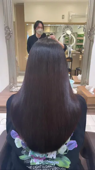 セミロング Armony青山店 松原大斗のヘアスタイル